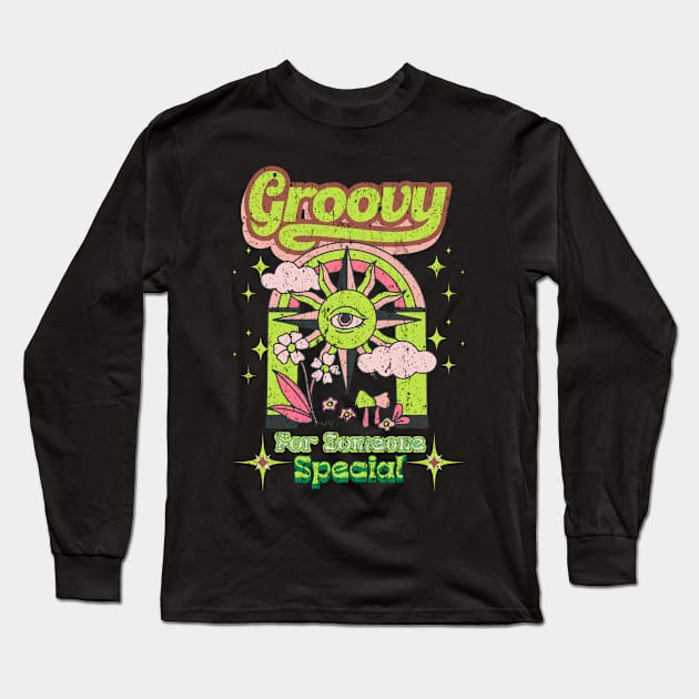 groov Long Sleeve T-Shirt by Draw One Last Breath Horror 